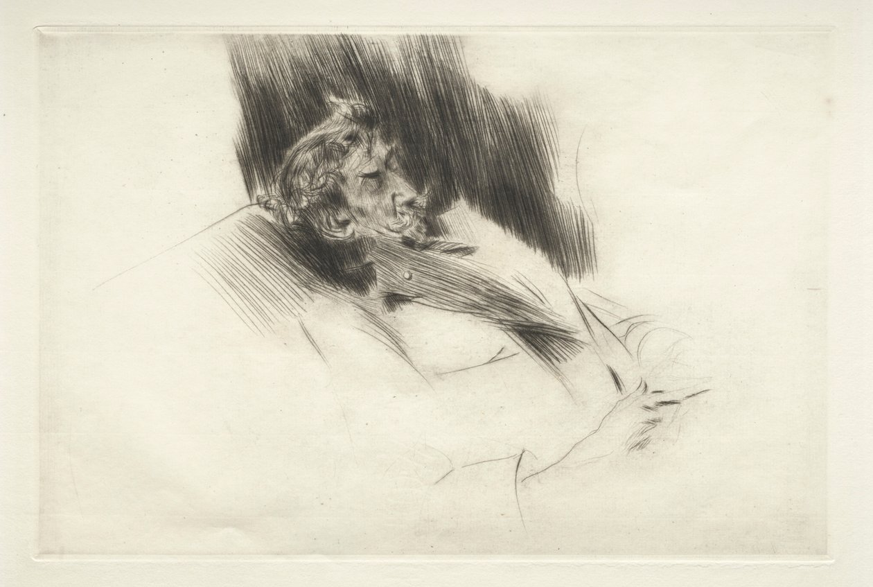 Whistler Spící, 1897. od Giovanni Boldini