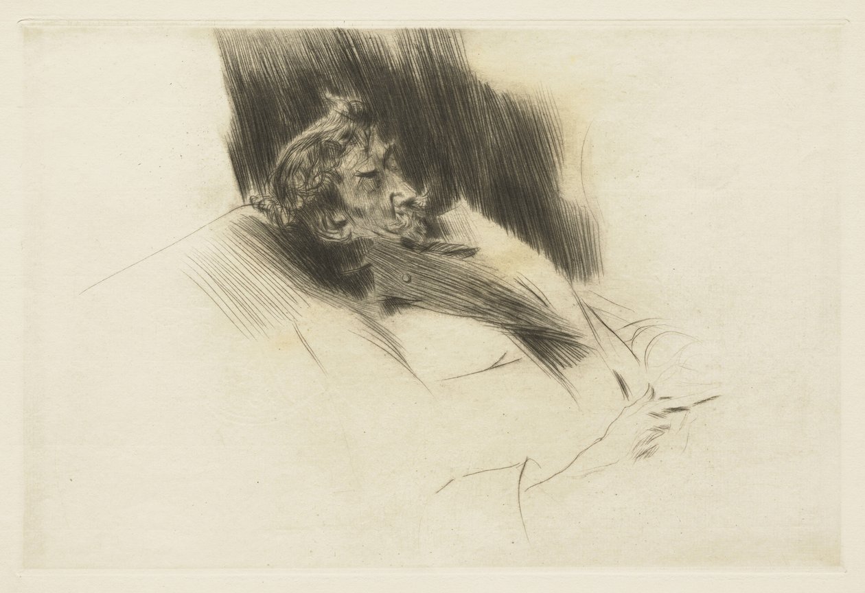 Whistler Spící, 1897 od Giovanni Boldini