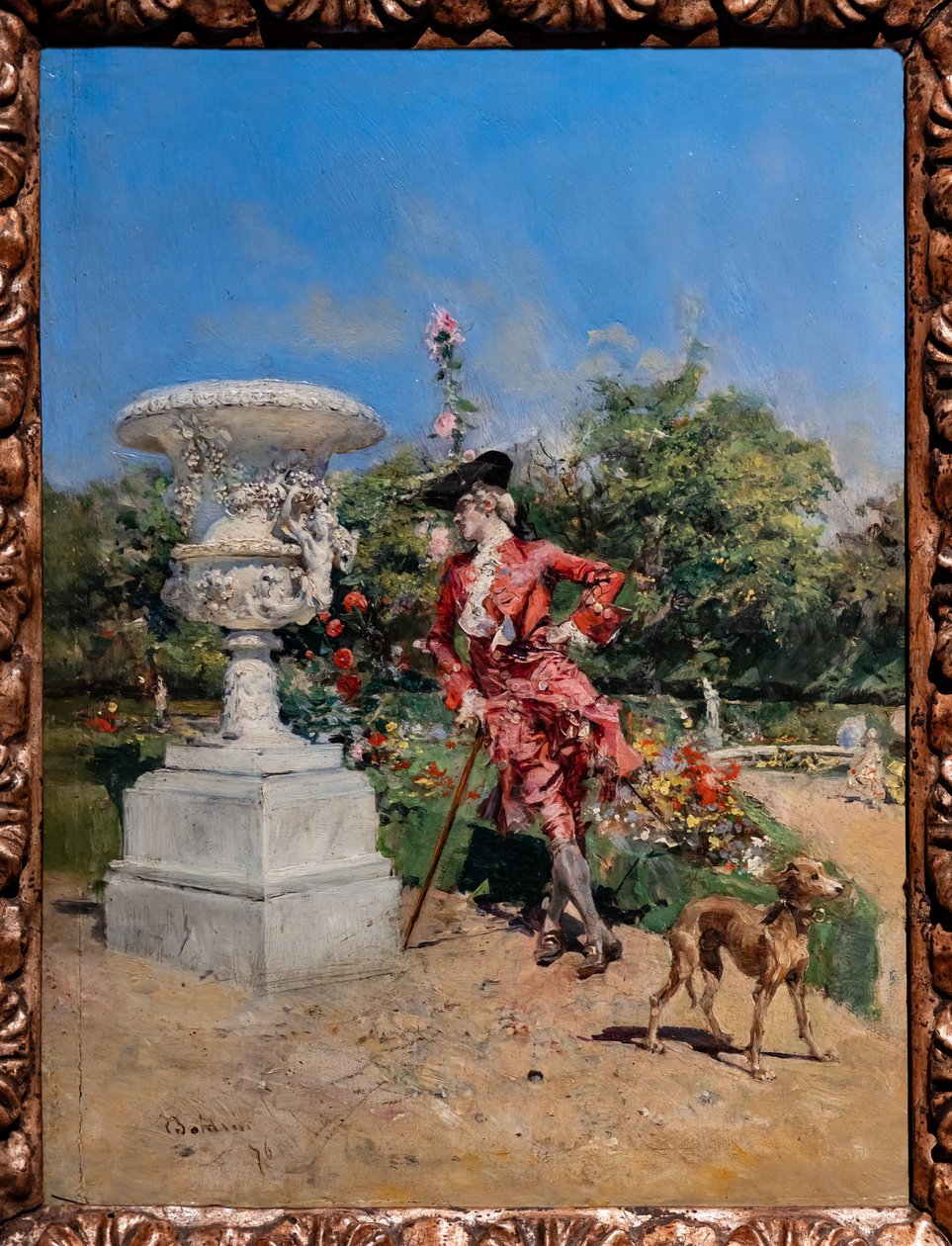 Mladý markýz ve Versailles od Giovanni Boldini