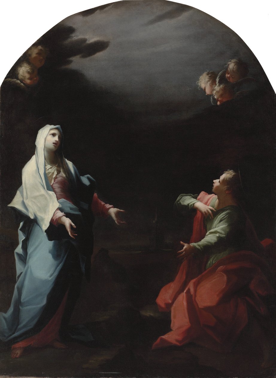 Madona a svatý Jan Evangelista od Giovanni Camillo Sagrestani
