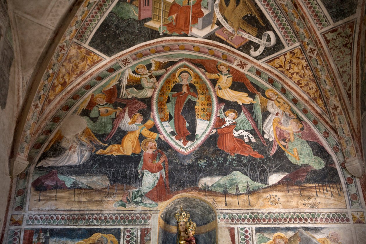 Ascension, c.1492 (freska) od Giovanni Canavesio