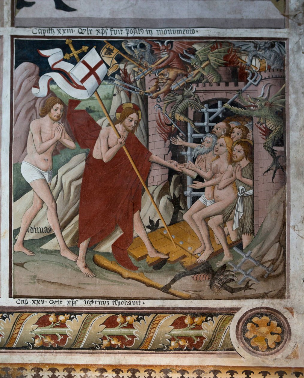 Sestup do pekla, kolem roku 1492 od Giovanni Canavesio