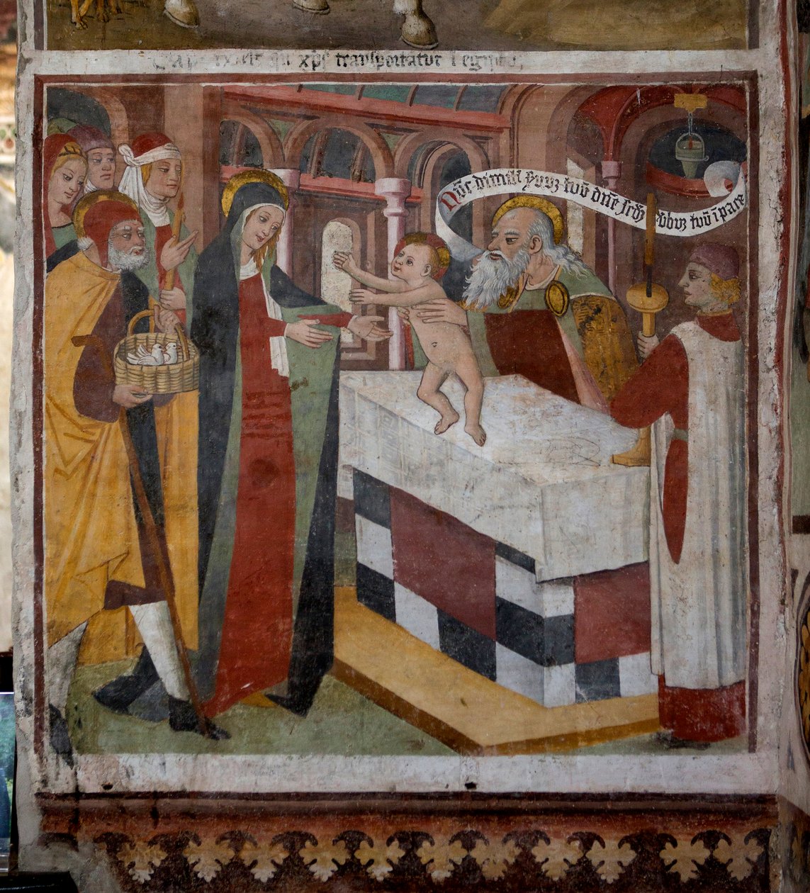 Představení Ježíše v chrámu, 1492 od Giovanni Canavesio