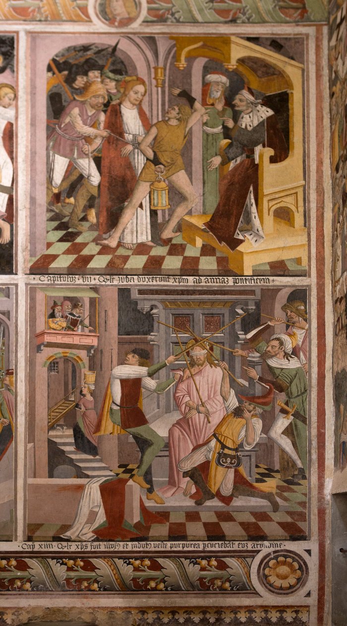 Scény ze života Kristova, c.1492 (freska) od Giovanni Canavesio