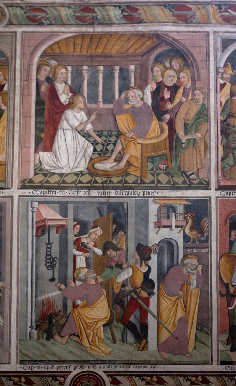Scény ze života Kristova, c.1492 (freska) od Giovanni Canavesio