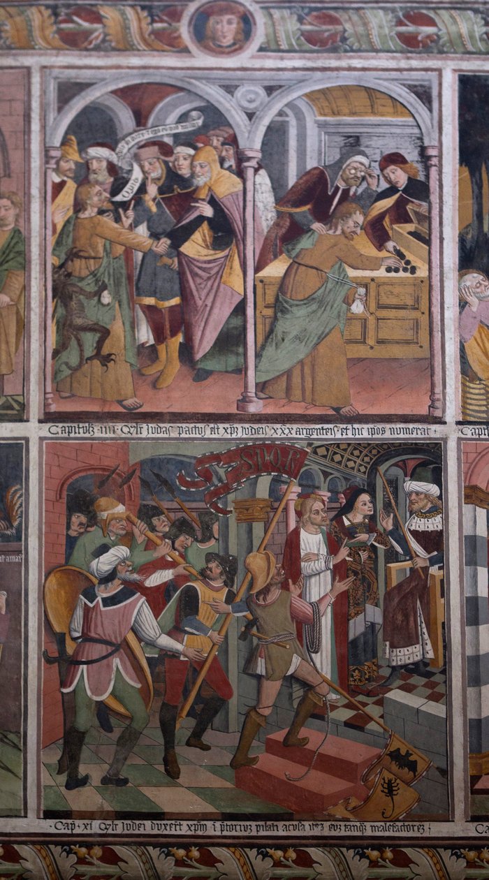 Scény ze života Kristova, c.1492 (freska) od Giovanni Canavesio