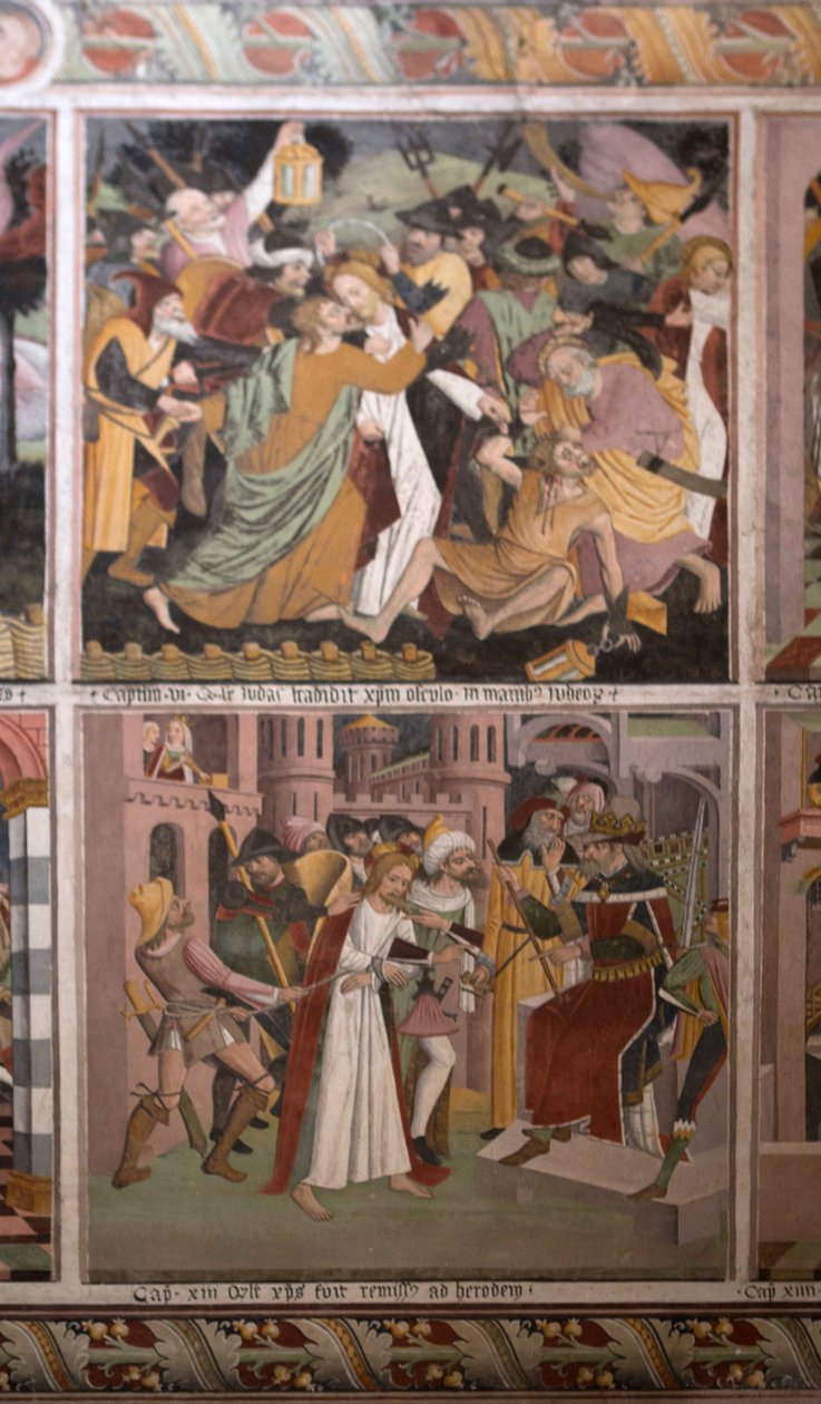 Scény ze života Kristova, c.1492 (freska) od Giovanni Canavesio