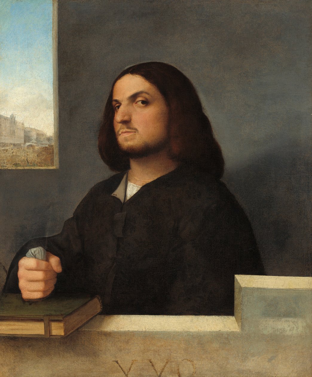 Portrét benátského gentlemana, c. 15101515. od Giovanni Cariani