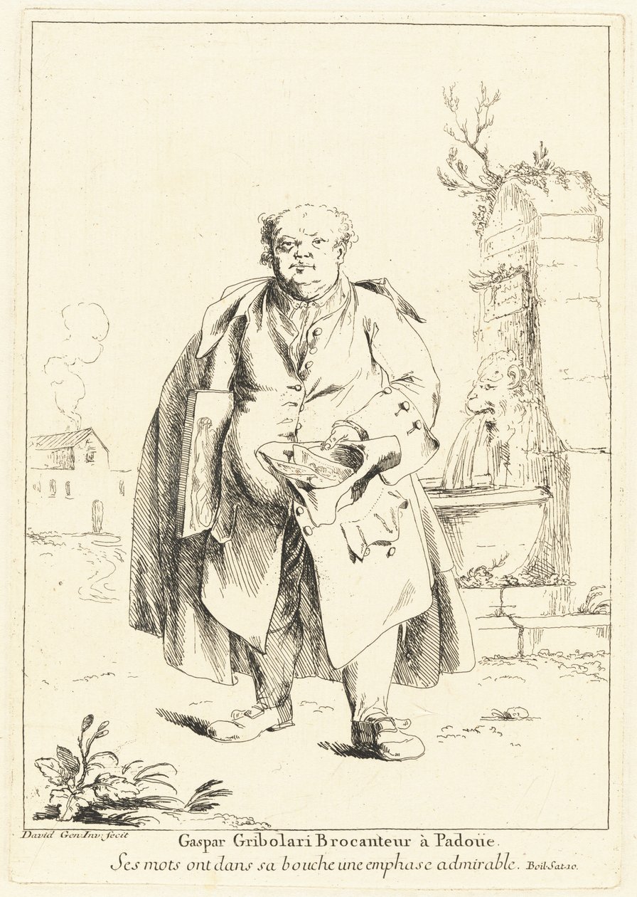 Gaspar Gribolari Secondhand Dealer v Padově (Gaspar Gribolari, Secondhand Dealer v Padově) od Giovanni David