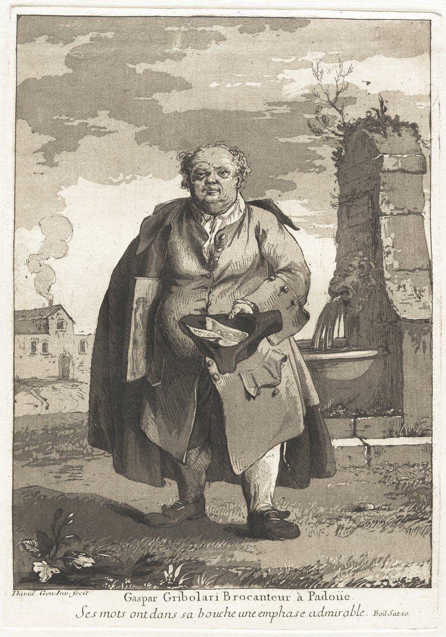 Gaspar Gribolari Secondhand Dealer v Padově (Gaspar Gribolari, Secondhand Dealer v Padově) od Giovanni David