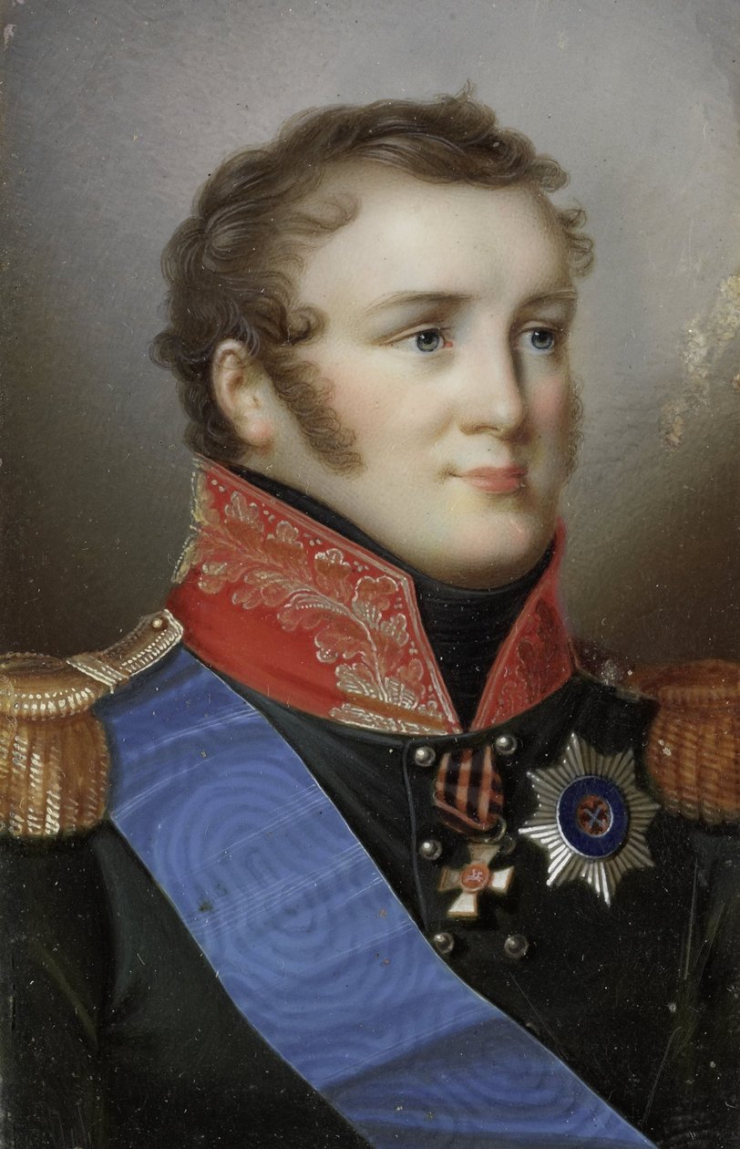 Portrét Alexandra I. (1777-1825), císaře Ruska od Giovanni Domenico Bossi