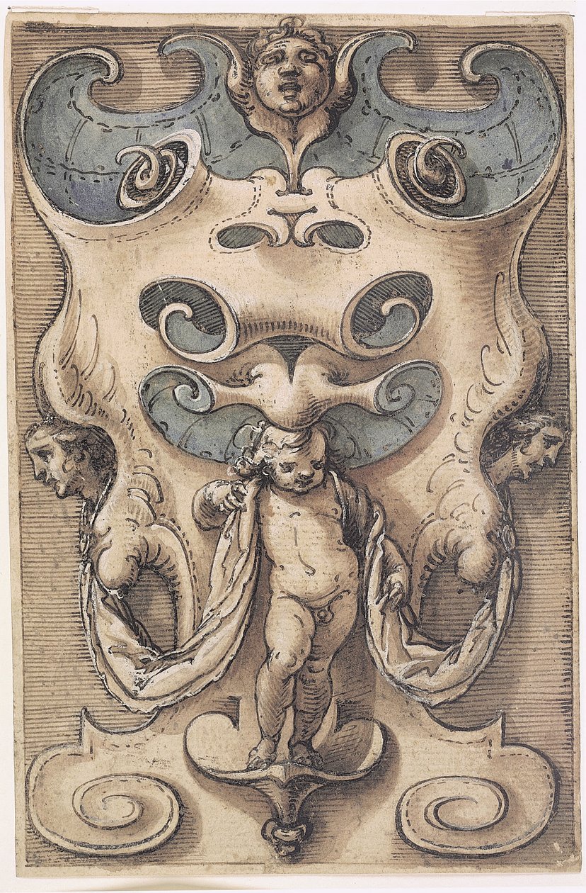 Kartuše s puttem od Giovanni Domenico Capellino