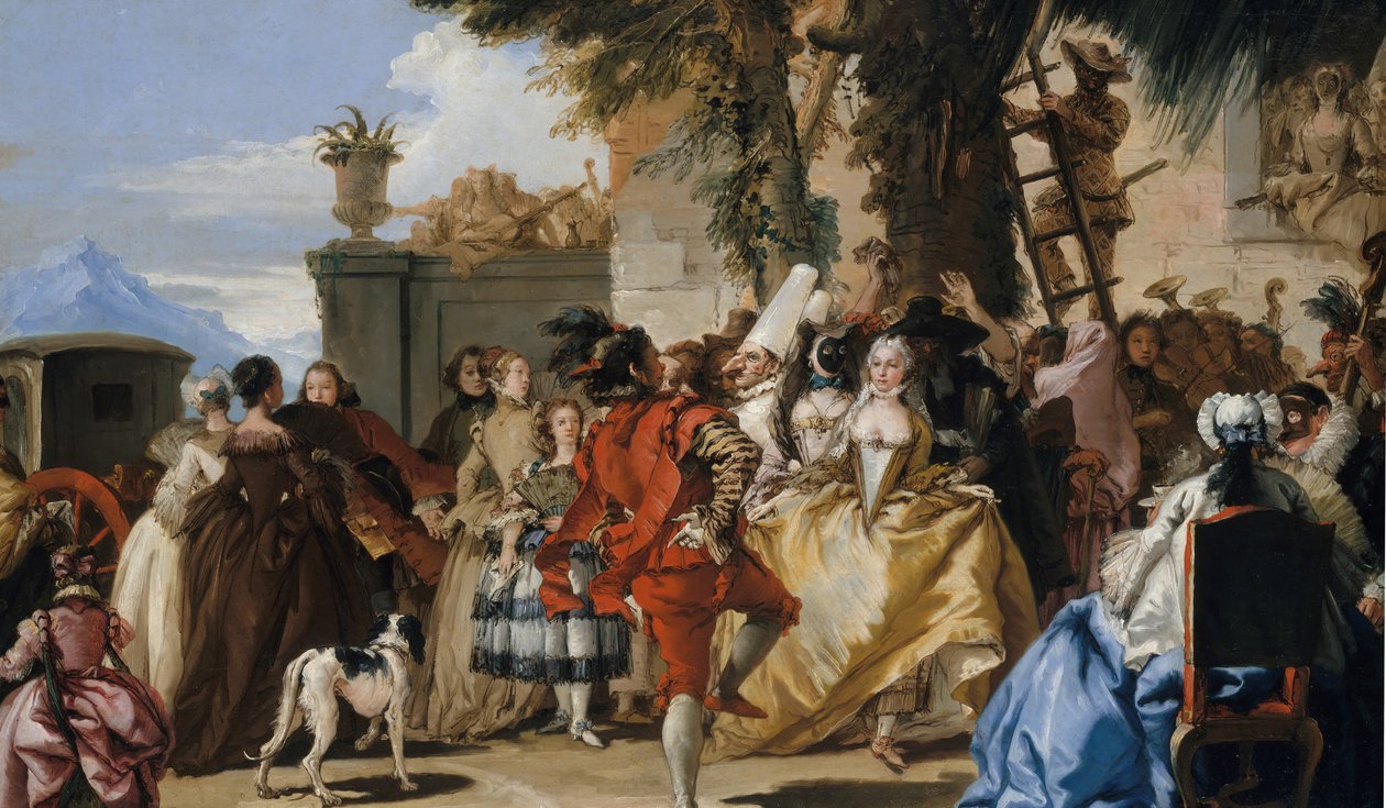 Tanec na venkově, ca. 1755. od Giovanni Domenico Tiepolo