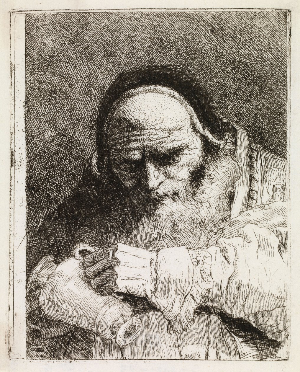 Papež s džbánem v ruce od Giovanni Domenico Tiepolo