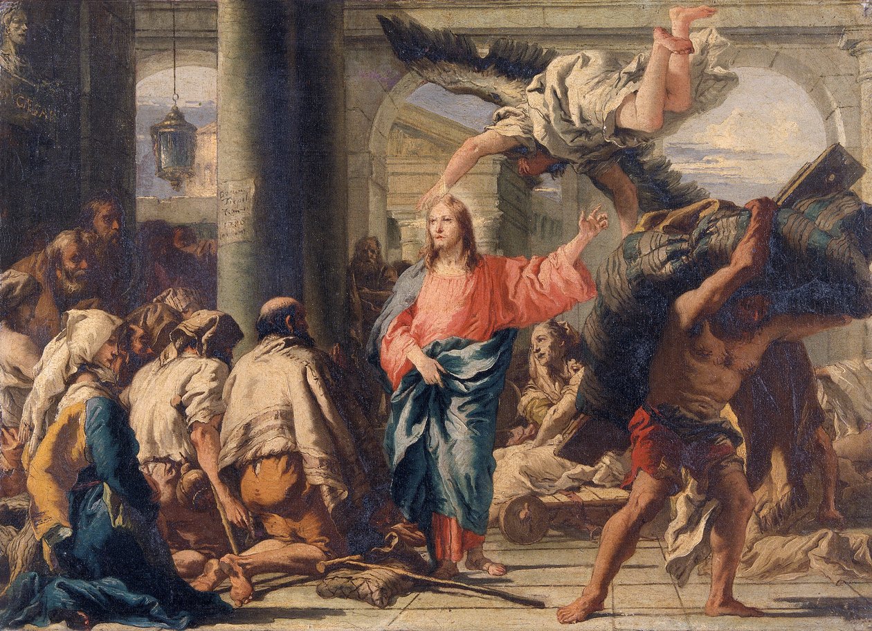 „Kristus u jezera Bethesda“, 1780 od Giovanni Domenico Tiepolo
