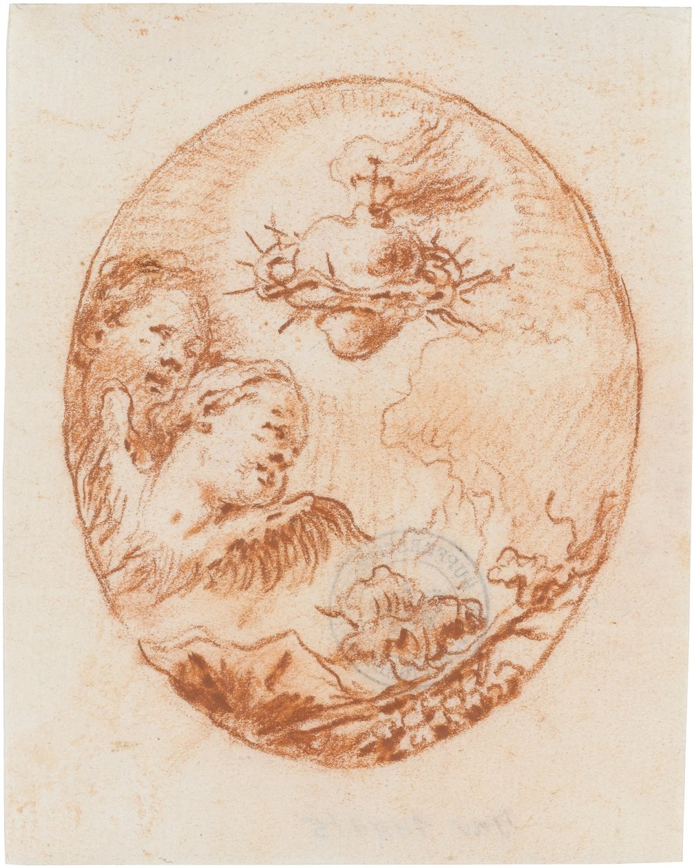 Das Herz Jesu od Giovanni Domenico Tiepolo