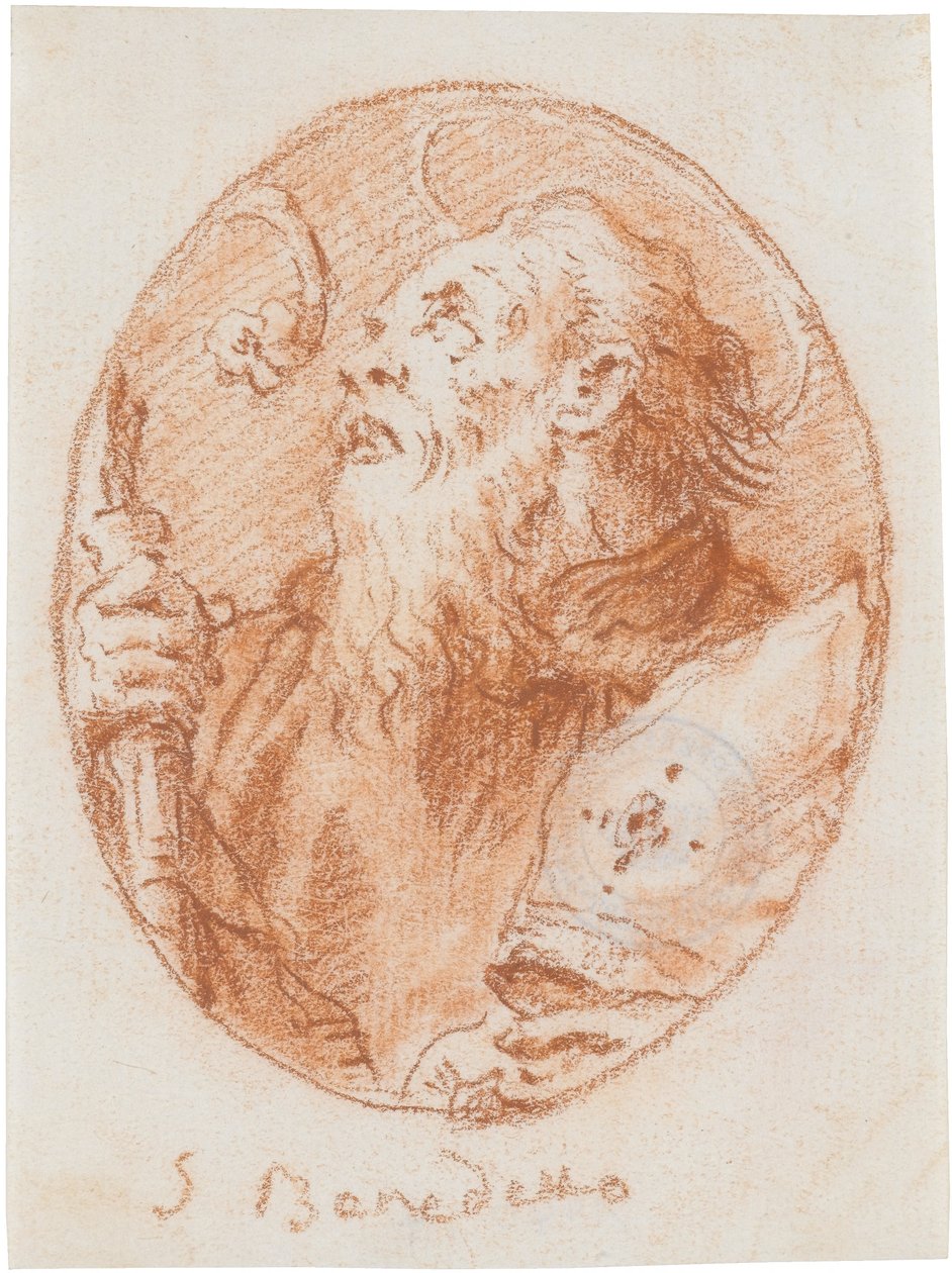 Der heilige Benedikt od Giovanni Domenico Tiepolo