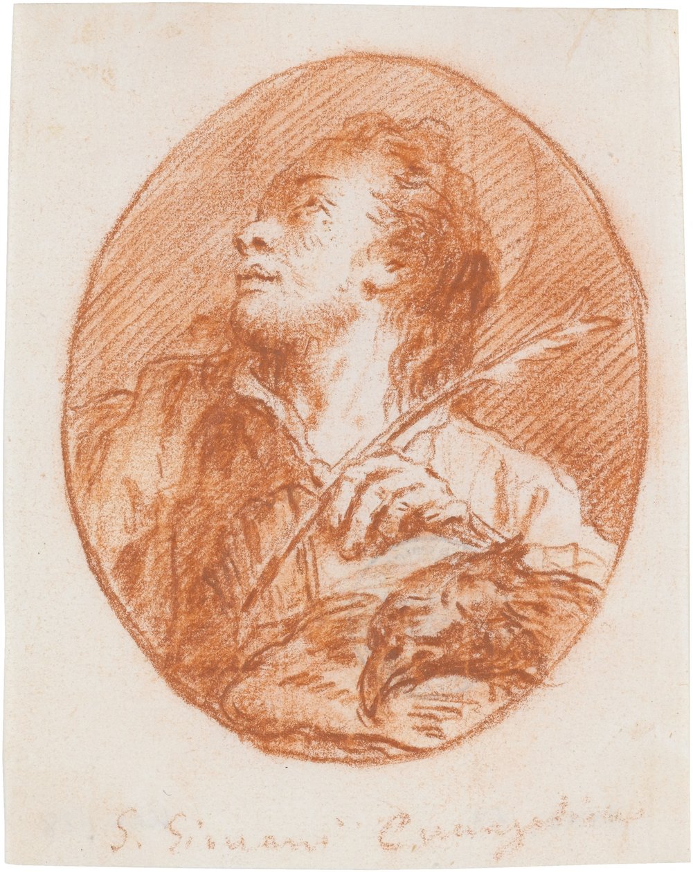 Svatý Jan Evangelista od Giovanni Domenico Tiepolo