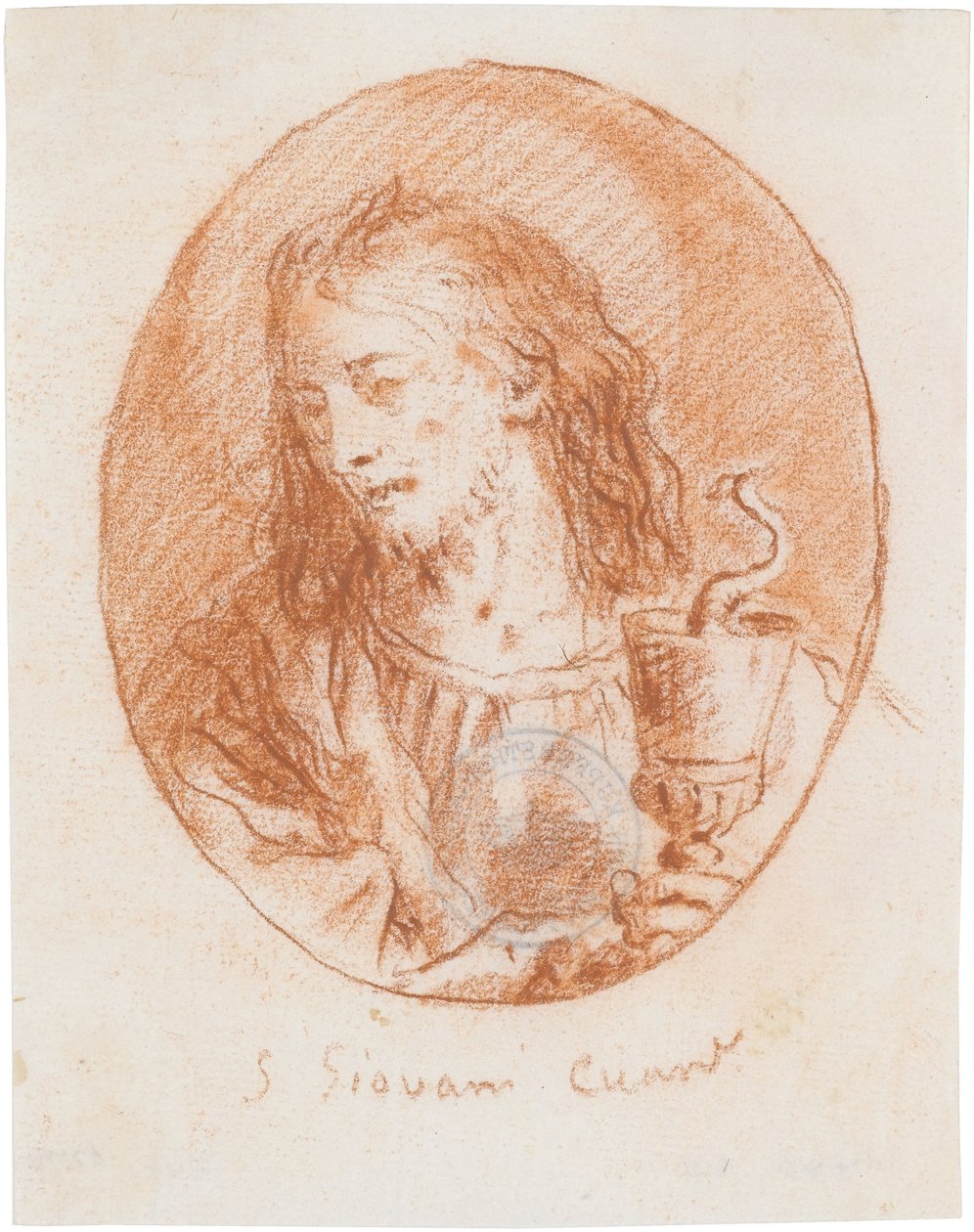 Der heilige Johannes Evangelist od Giovanni Domenico Tiepolo