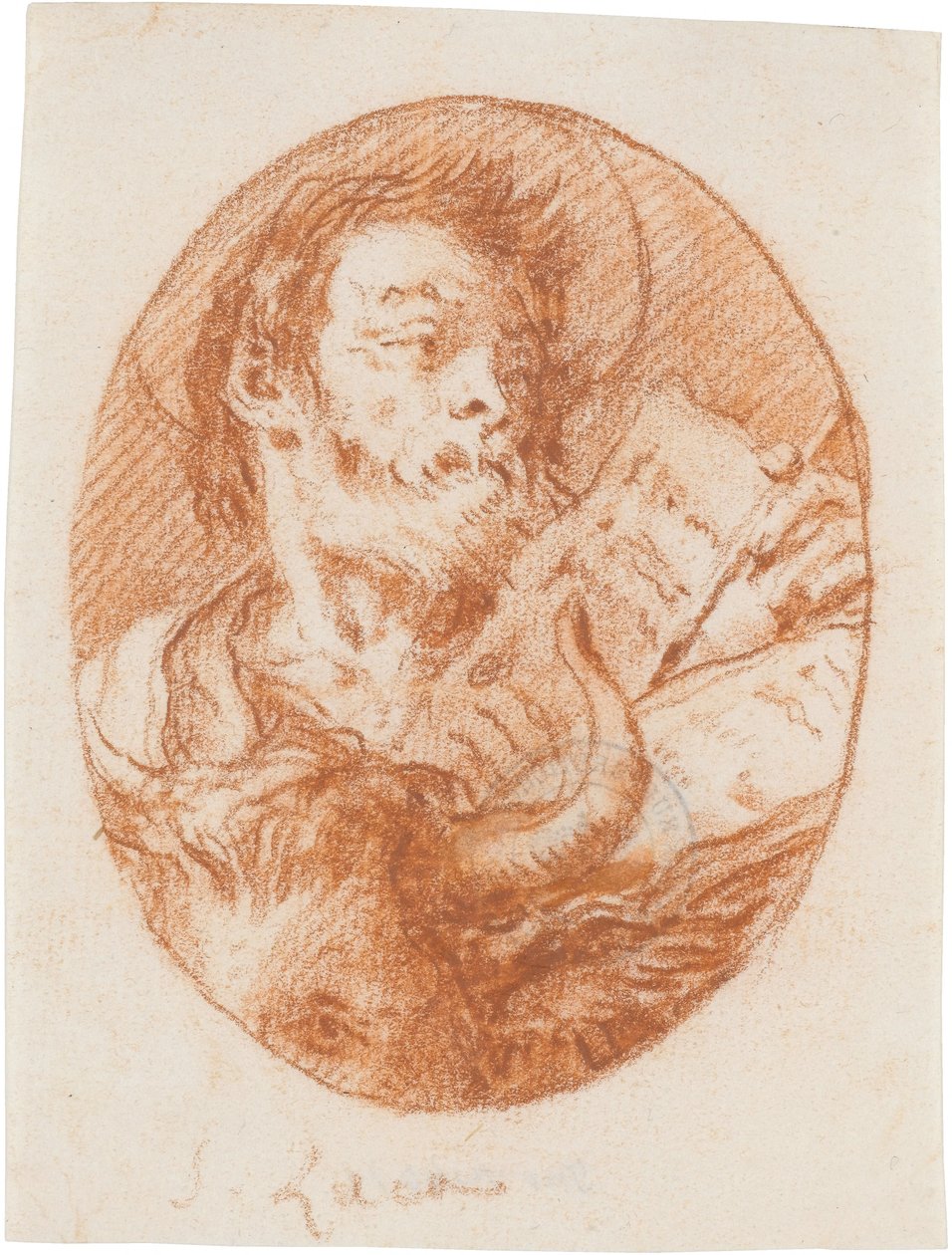 Der heilige Lukas od Giovanni Domenico Tiepolo