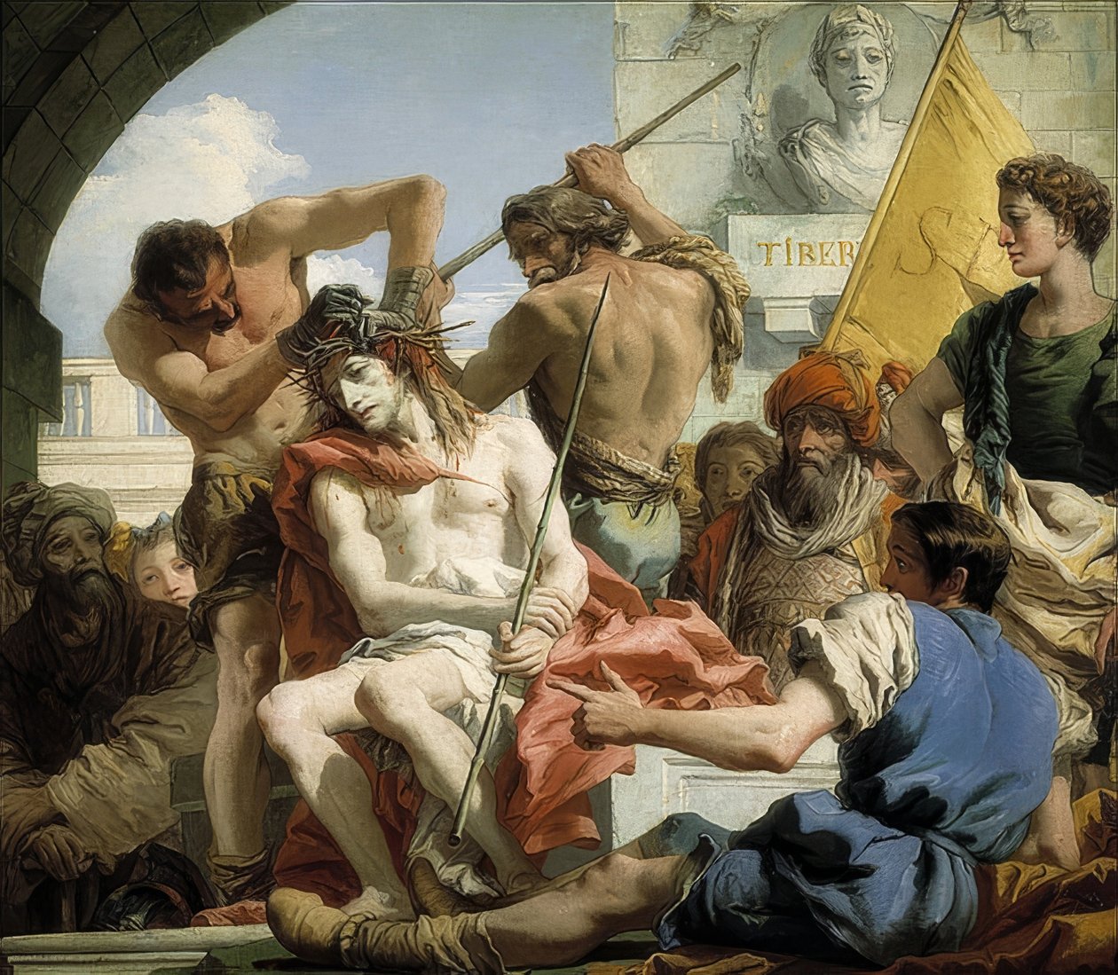 Korunování Krista trním. 1772 od Giovanni Domenico Tiepolo