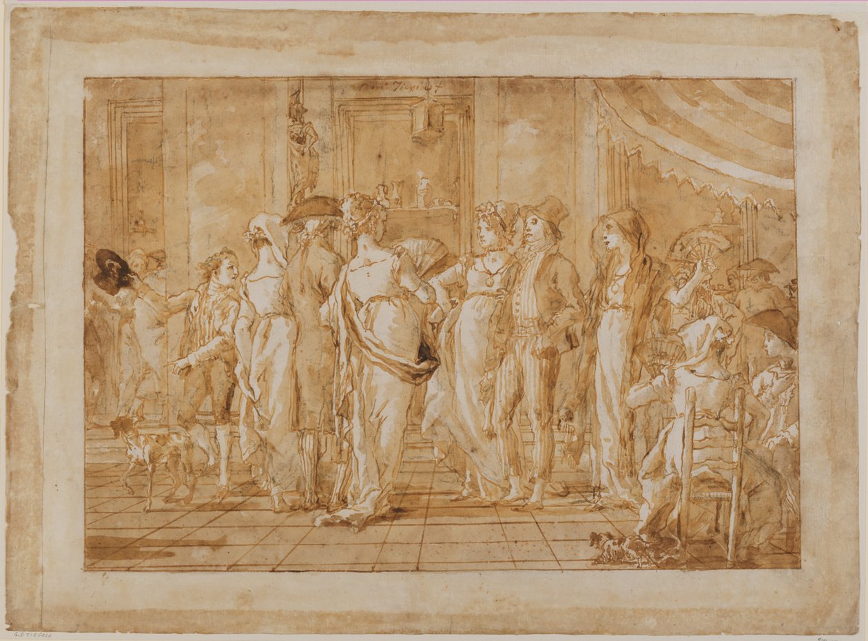 „Na náměstí“ od Giovanni Domenico Tiepolo