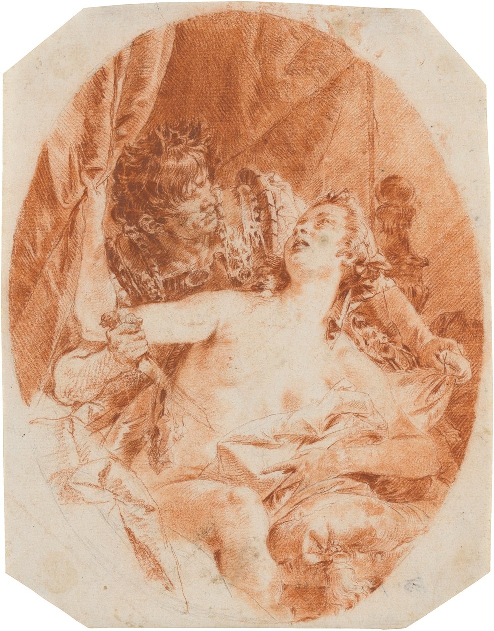 Juno Lucina werden Geschenke überreicht od Giovanni Domenico Tiepolo