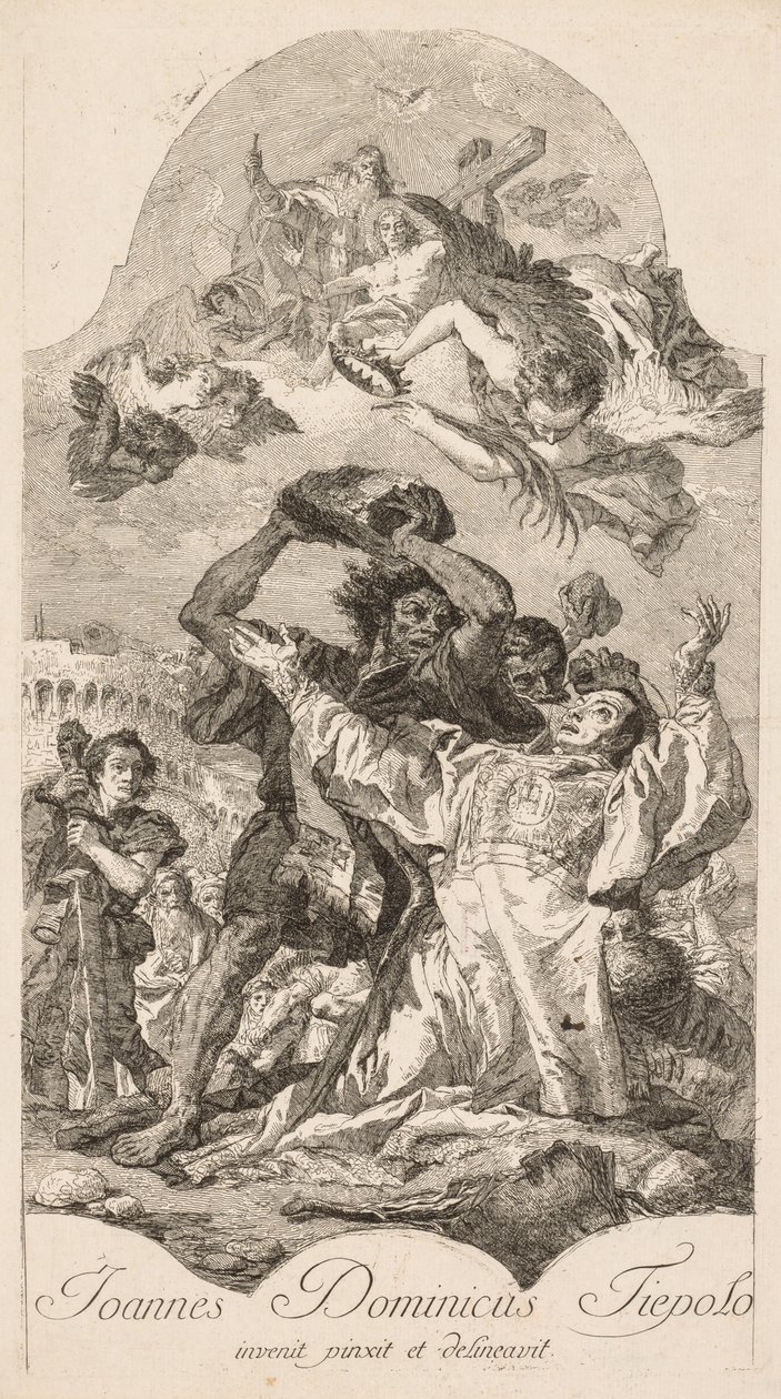 Umučení svatého Štěpána od Giovanni Domenico Tiepolo