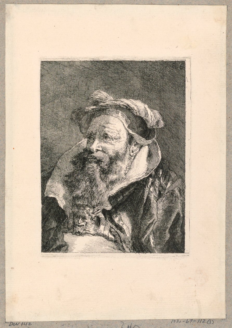 Sbírka hlav od Giovanni Domenico Tiepolo
