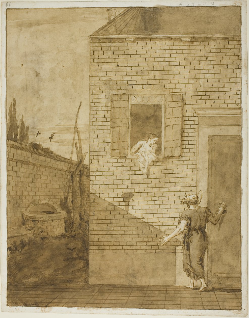 Svatý Petr a Rhoda od Giovanni Domenico Tiepolo
