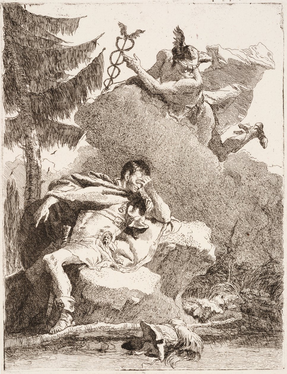 Aeneův sen od Giovanni Domenico Tiepolo