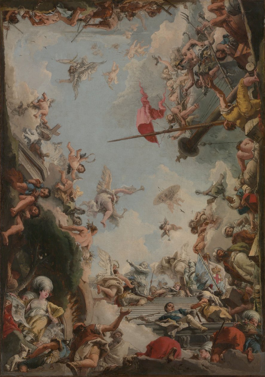 Oslava rodiny Giustiniani, 1783. od Giovanni Domenico Tiepolo