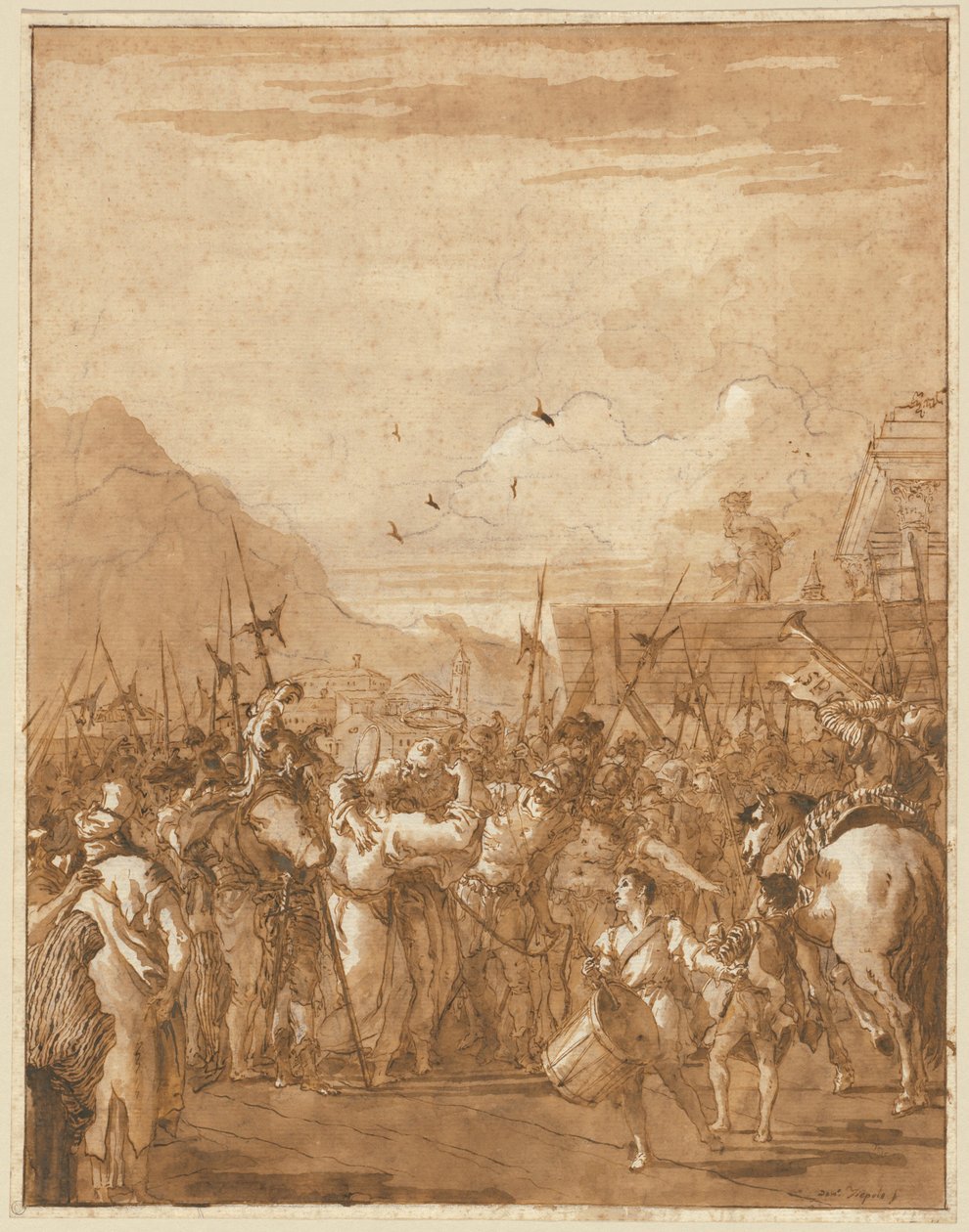 Rozloučení svatých Petra a Pavla od Giovanni Domenico Tiepolo