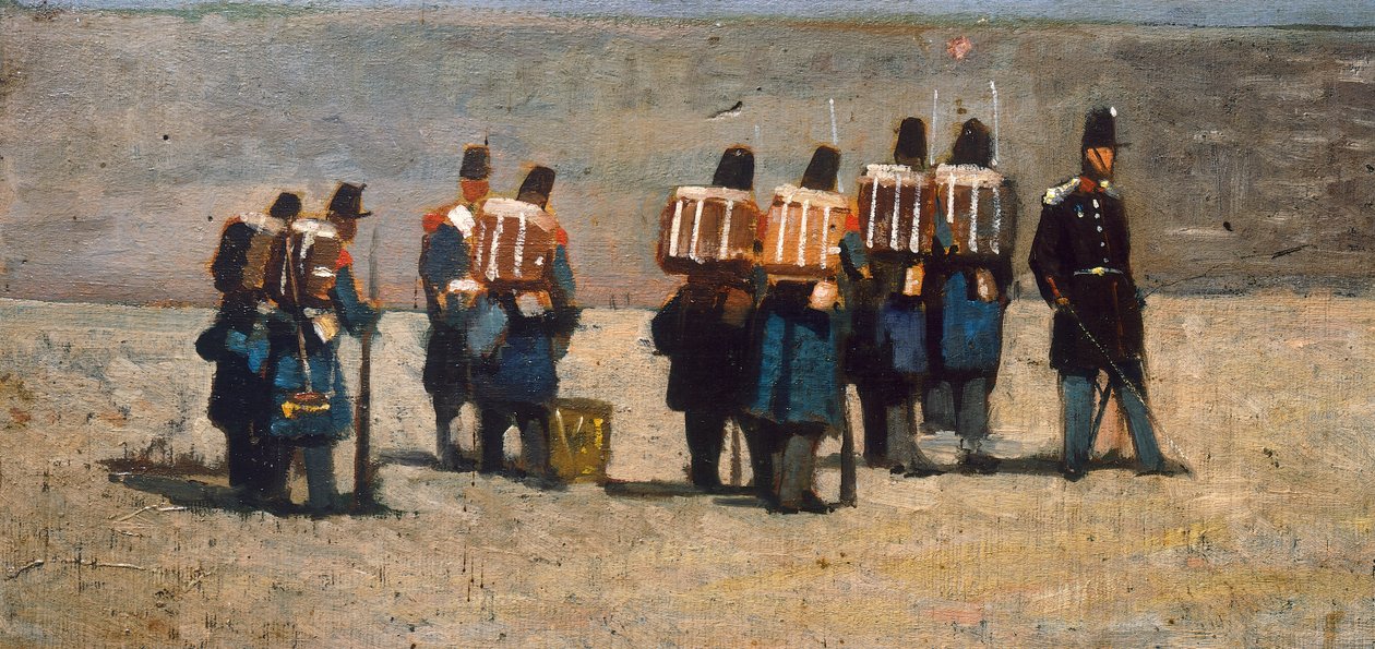Francouzští vojáci v 59 od Giovanni Fattori