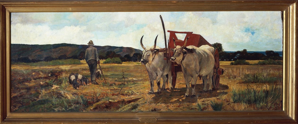 Itálie, Florencie, toskánská Maremma, cca 1894 od Giovanni Fattori