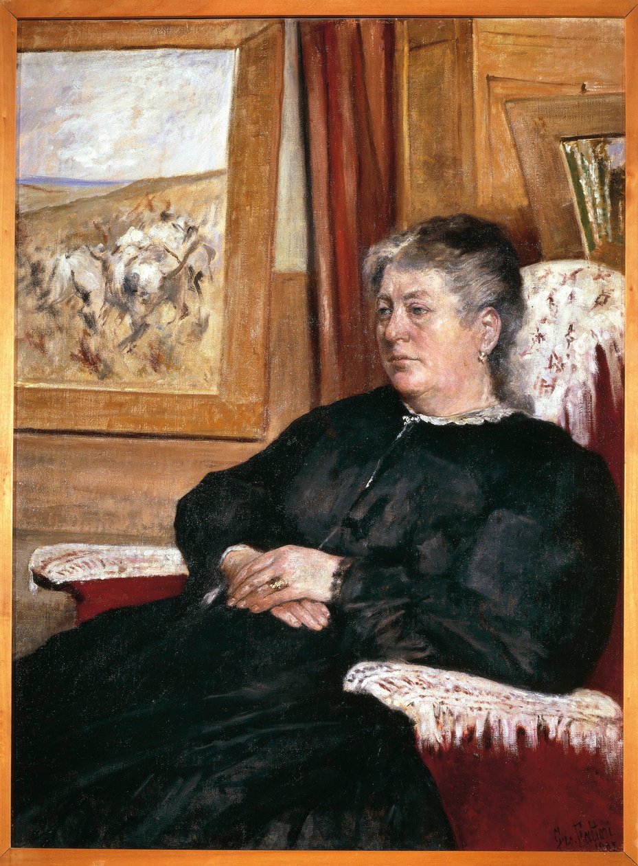 Itálie, Leghorn, Třetí manželka od Giovanni Fattori