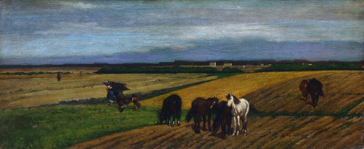 Pasture, Giovanni Fattori (1825-1908) od Giovanni Fattori