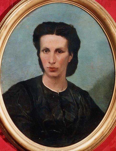 Portrét paní Biliotto od Giovanni Fattori