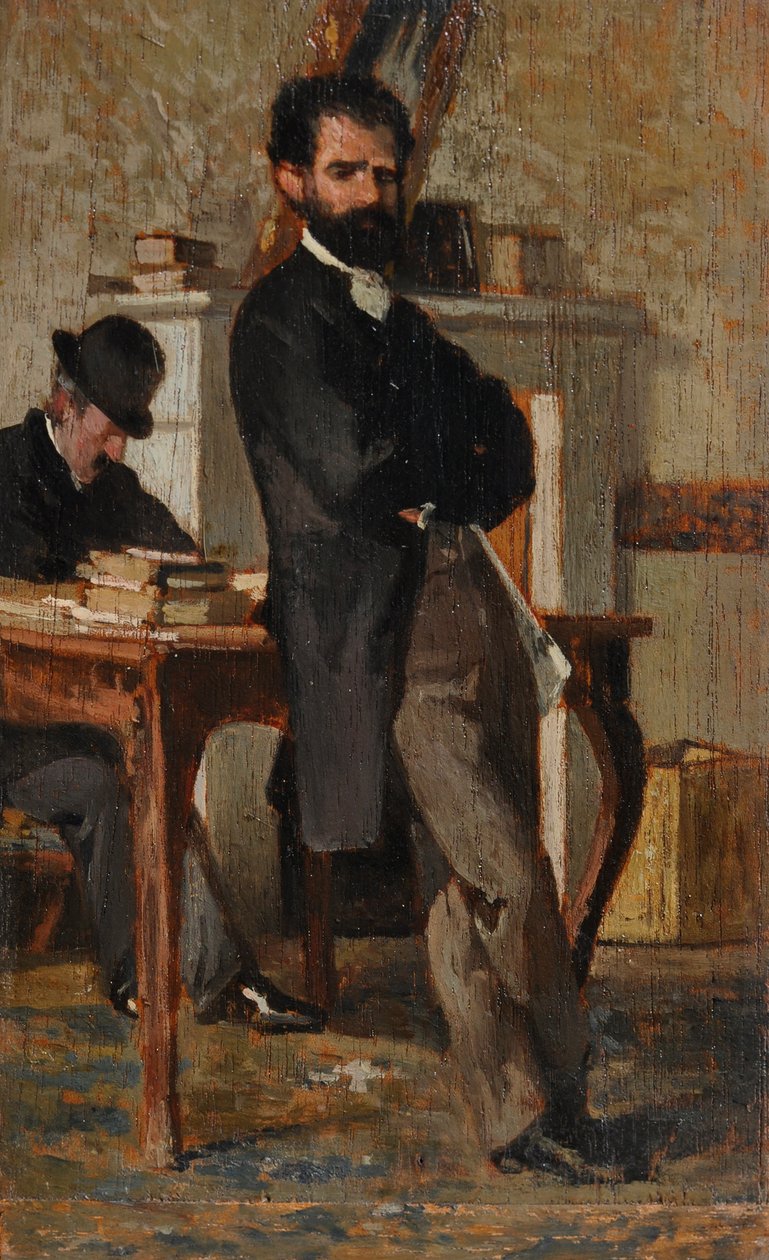 Portrét právníka Silvestra Bongiovanniho od Giovanni Fattori