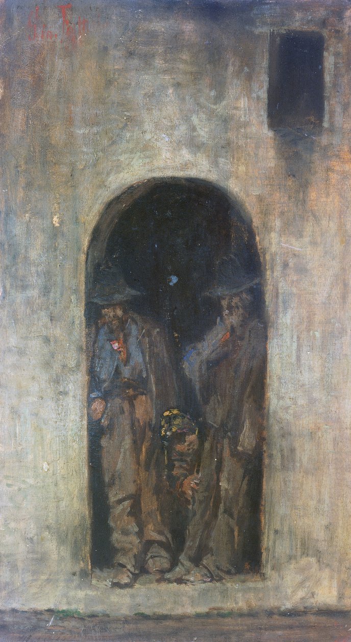 Uhlíři nebo pracovníci Maremmy od Giovanni Fattori