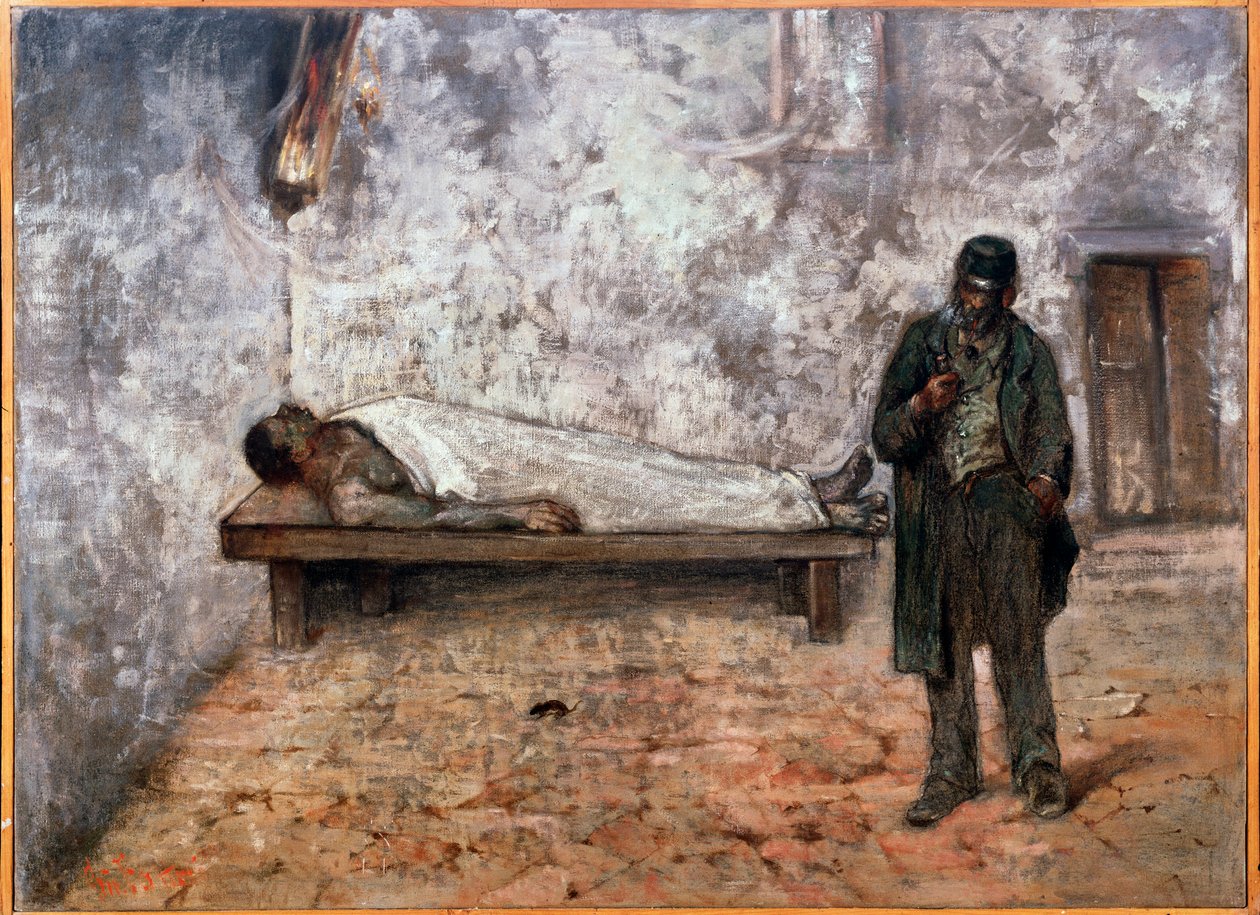 Márnice nebo lhostejní - Malba od Giovanni Fattori