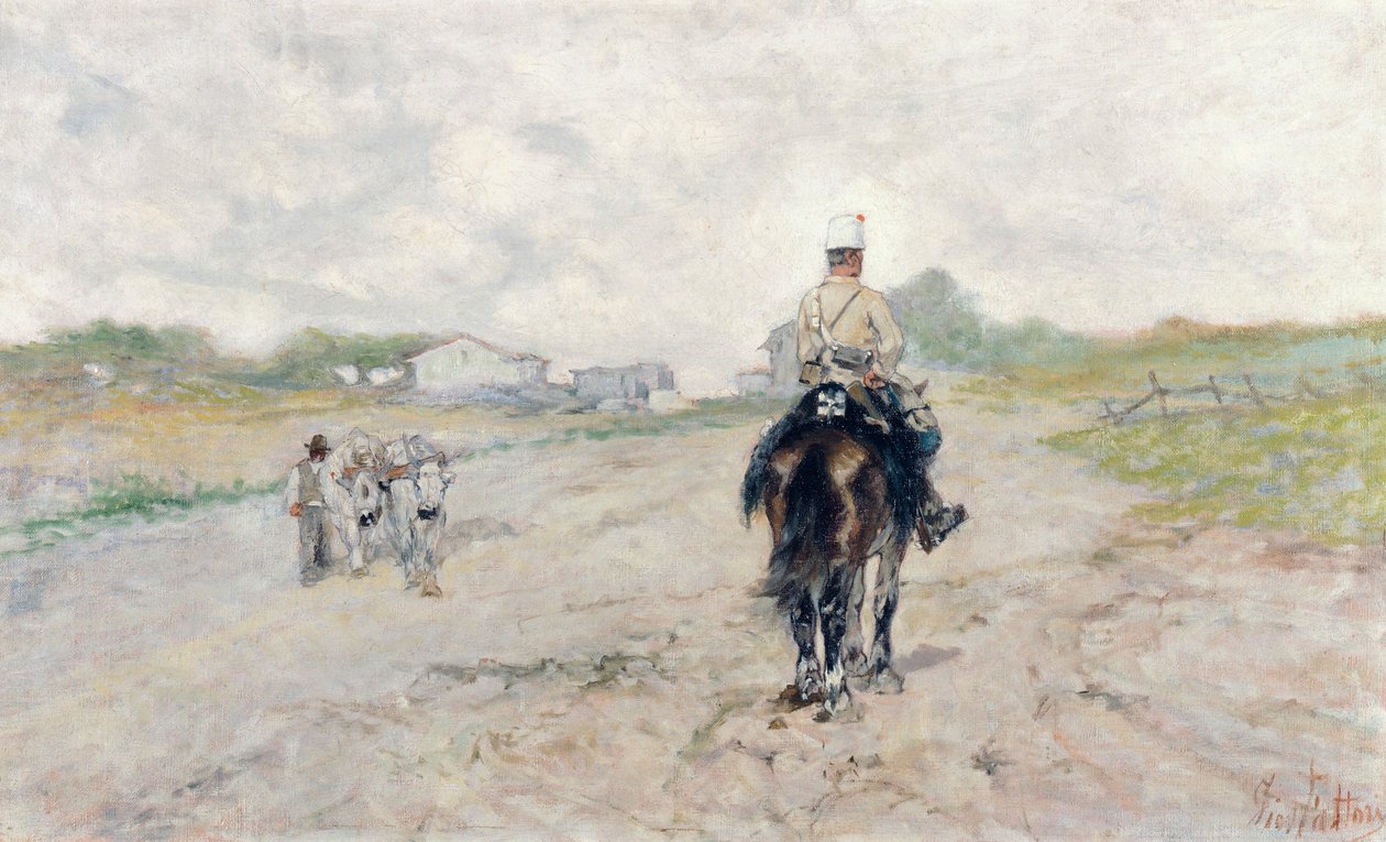 Voják, Giovanni Fattori (1825-1908) od Giovanni Fattori