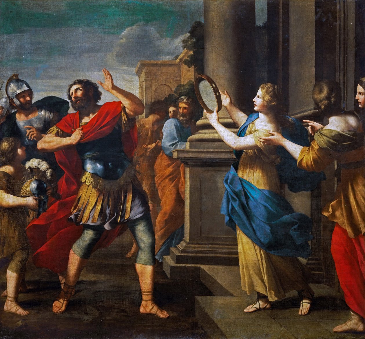 Baroko: Jeftova dcera - Jeftova dcera od Romanelliho, Giovanni Francesco (1610-1662) od Giovanni Francesco Romanelli