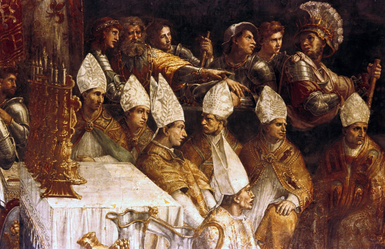 Korunovace Karla Velikého (obraz) od Giovanni Francesco (c.1488 1528) Penni