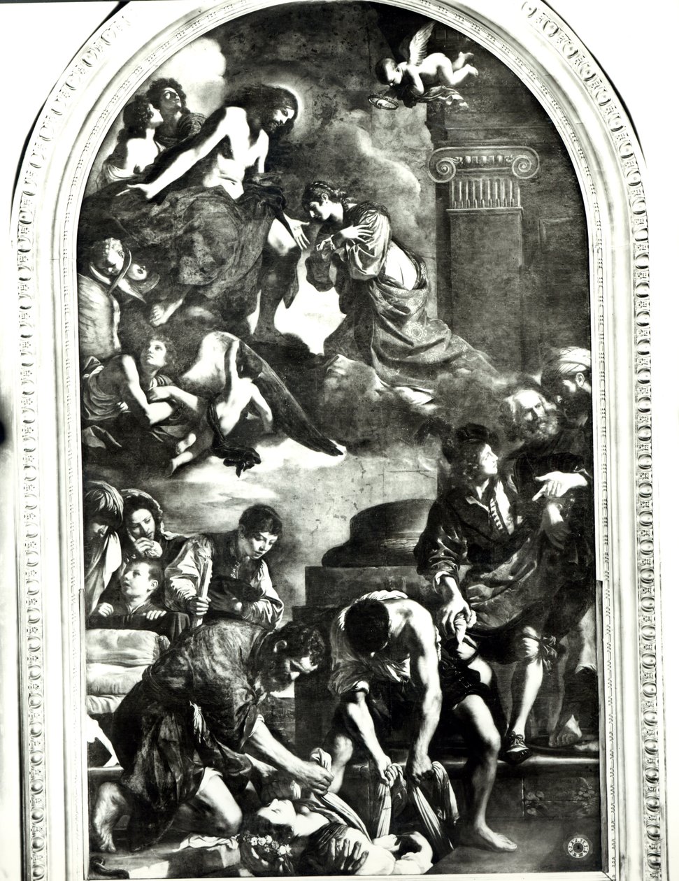 Pohřeb svaté Petronilly od Giovanni Francesco Barbieri