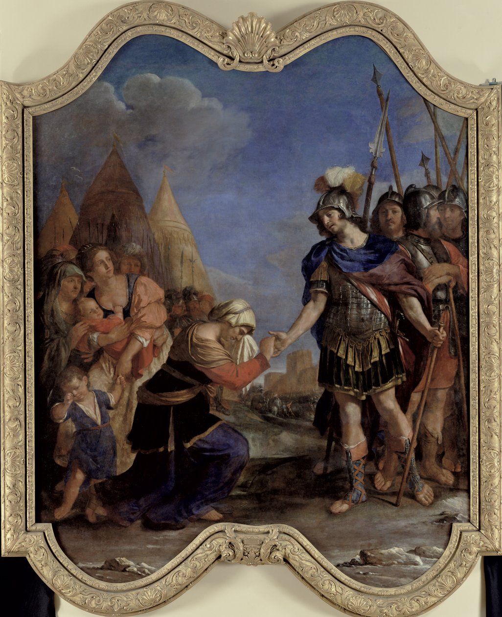 Volumnia před Coriolanem, 1643 od Giovanni Francesco Barbieri