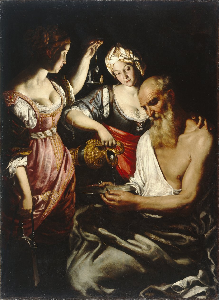 Lot a jeho dcery od Giovanni Francesco Guerrieri