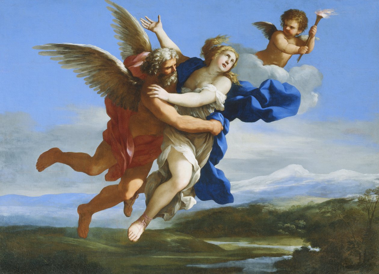 Boreové unesou Oreithyu od Giovanni Francesco Romanelli