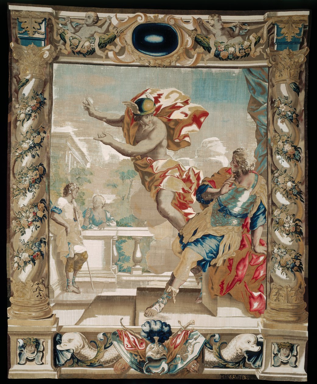 Merkur říká Aeneovi, aby opustil Kartágo, 1679 od Giovanni Francesco Romanelli