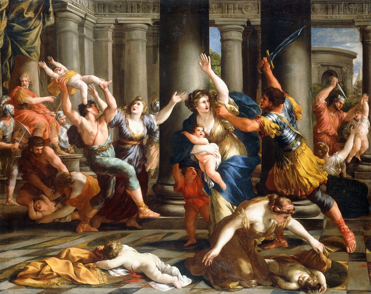 Masakr neviňátek, c.1631 od Giovanni Francesco Romanelli